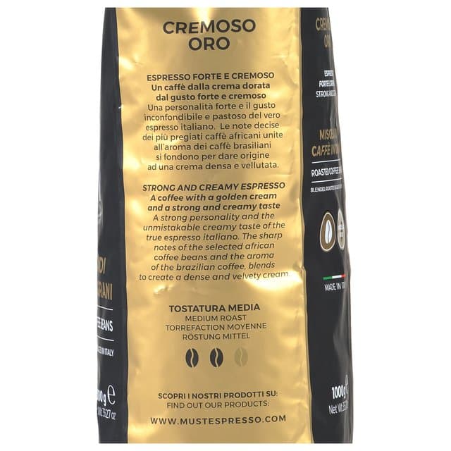 KAVA MUST ESPRESSO CREMOSO ZRNO 1kg