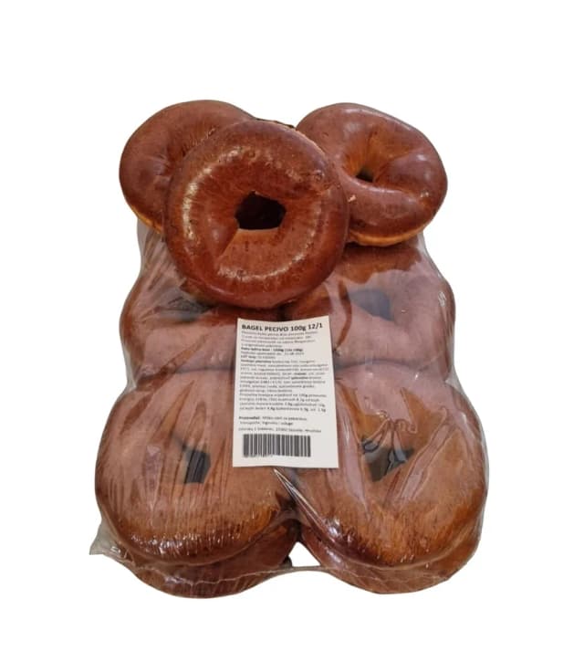 12X100G BRIOCHE BAGEL PECIVO