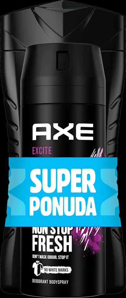 Axe paket Excite deo+gel za tuš.