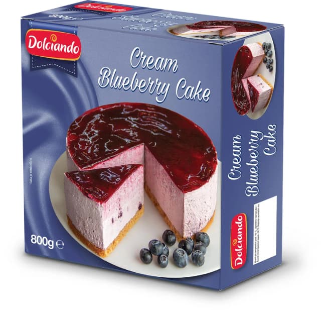 TORTA KREM BOROVNICA 800g