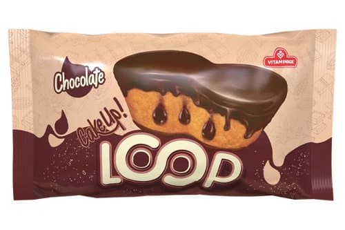 BISKVIT S NADJEVOM OD ČOKOLADE 47g LOOP CAKE UP