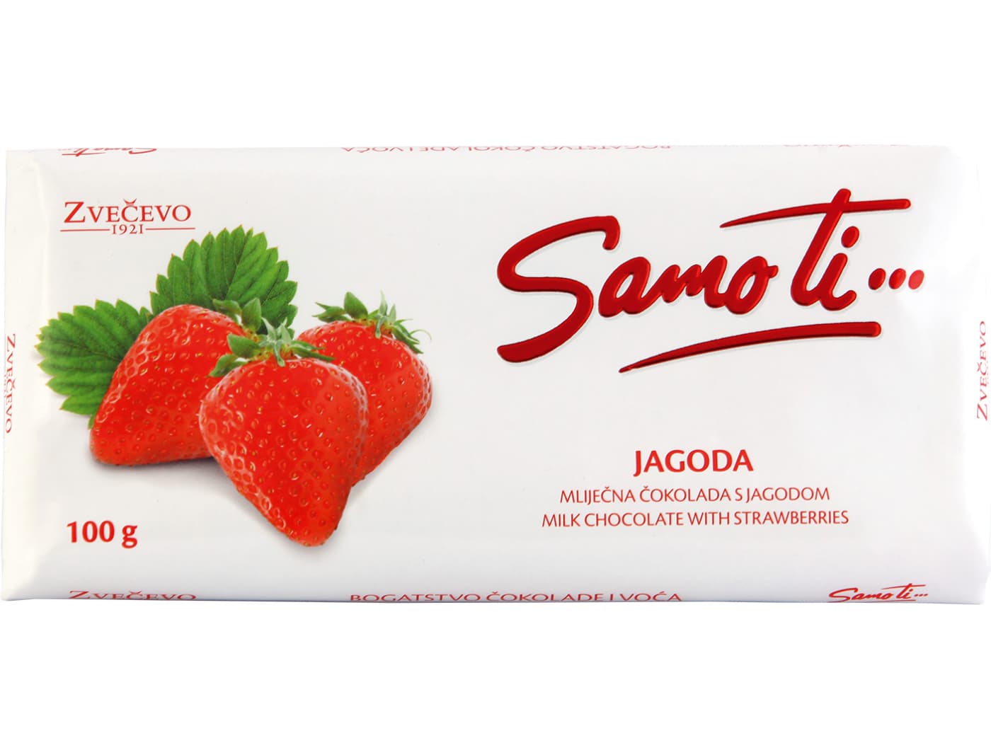 Samo Ti čokolada s jagodom 100g