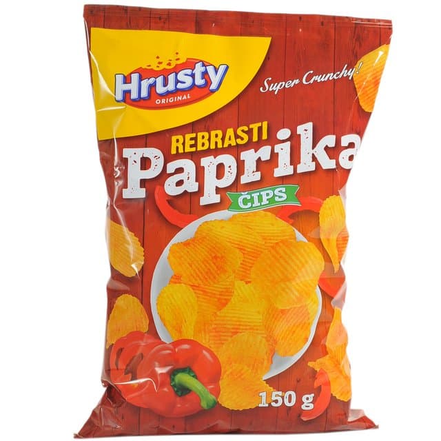 ČIPS HRUSTY PAPRIKA XCUT 150g