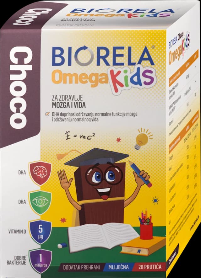 Biorela Choco Omega Kids 20 kom.
