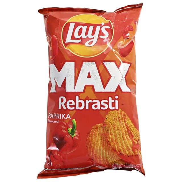 Čips Lay's Rebrasti Paprika