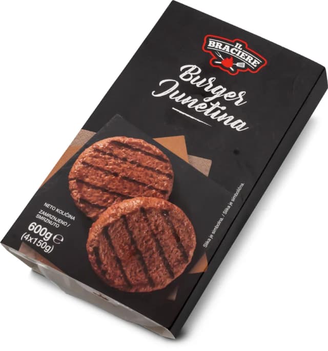 BURGER JUNEĆI 4kom 600G