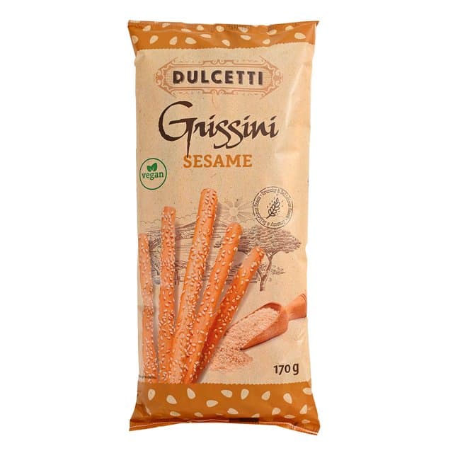 GRISSINI DULCETTI SEZAM 170 g