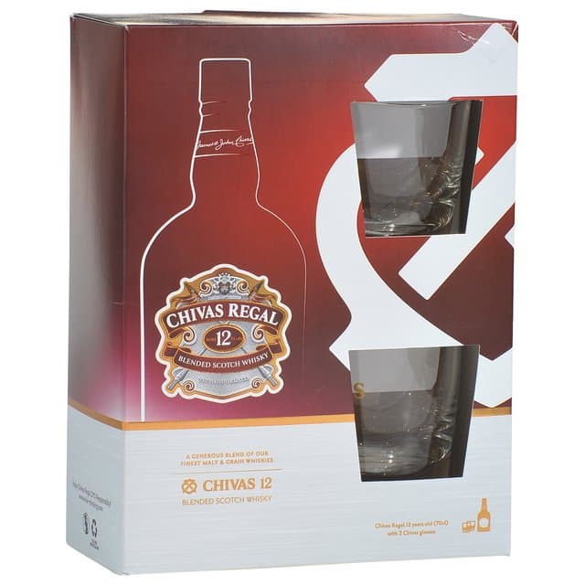 Chivas Regal 12 YO + 2 Čaše