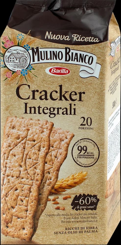 KREKER SFOGLIA DI GRANO INTEGRALE 500 G MULINO BIANCO
