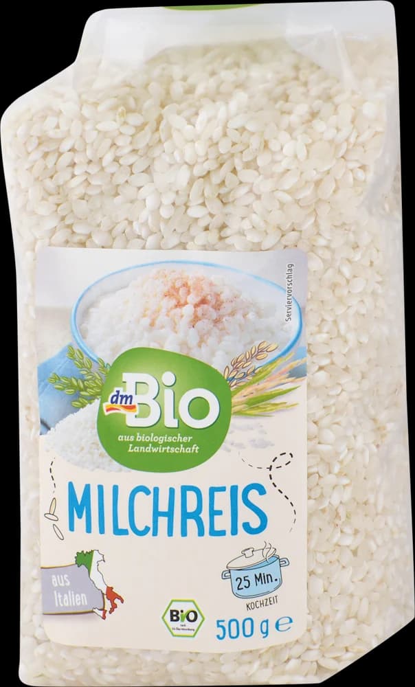 dmBio bijela riža okruglo zrno 500 g