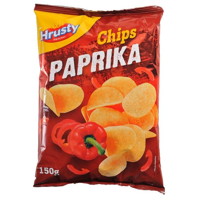 ČIPS HRUSTY PAPRIKA RR 150g