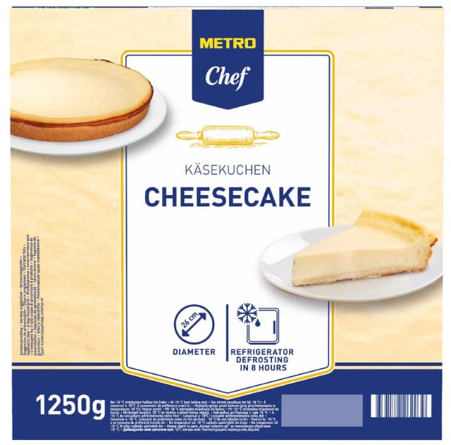 METRO CHEF KOLAČ SIR 1250G