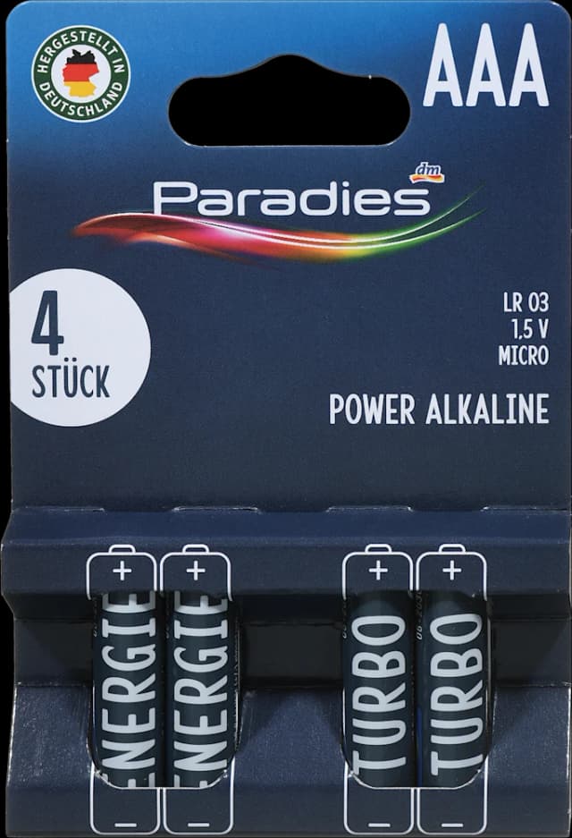Paradies alk. baterije Micro AAA 4 kom.