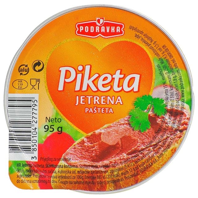 Pašteta Piketa Jetrena