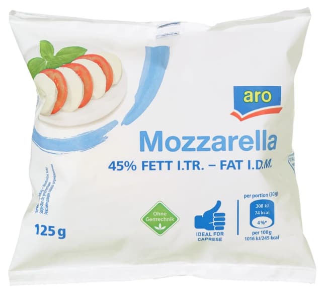 125G ARO MOZZARELLA