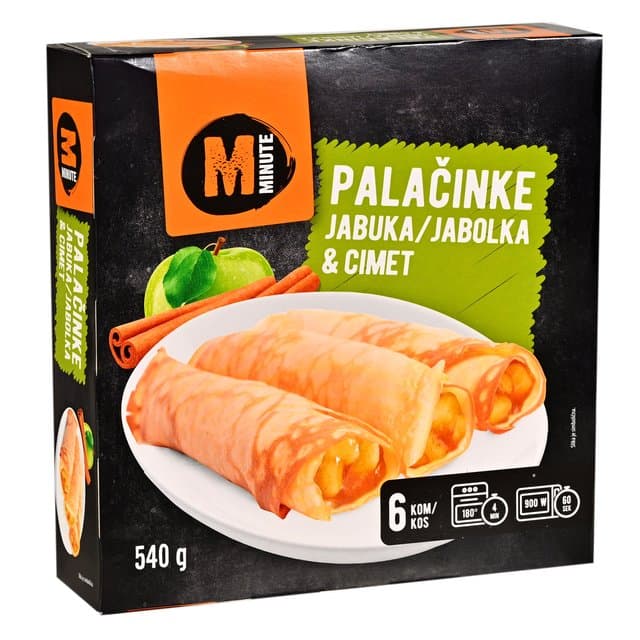 PALAČINKE JABUKA CIMET 6x90 g MINUTE