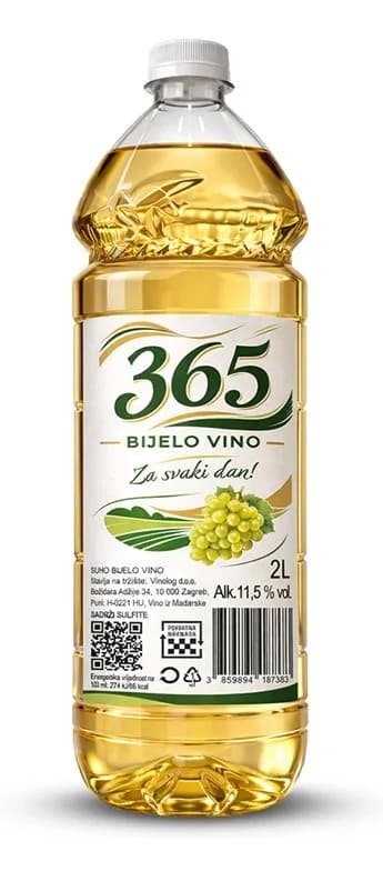 2,0L 365 VINO BIJELO PET