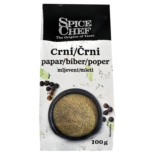 PAPAR CRNI MLJEVENI 100 g SPICE CHEF