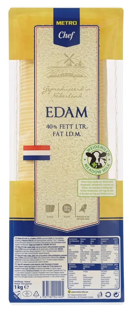 1KG MC EDAM REZANI 40%
