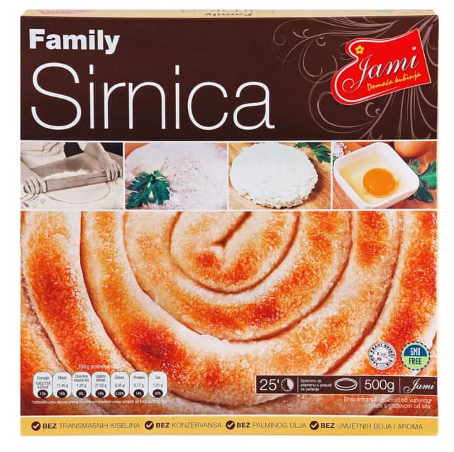 Pita sa sirom smrznuta