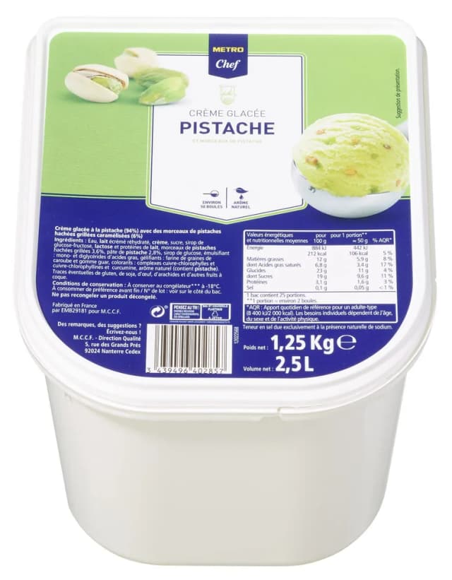 2,5L MC SLADOLED PISTACIJA