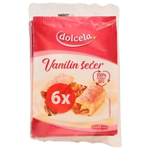 VANIL ŠEĆER 6x8 g DOLCELA