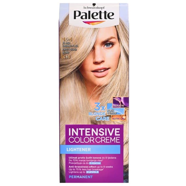 Boja za kosu Palette ICC C10 polarno srebrno plava