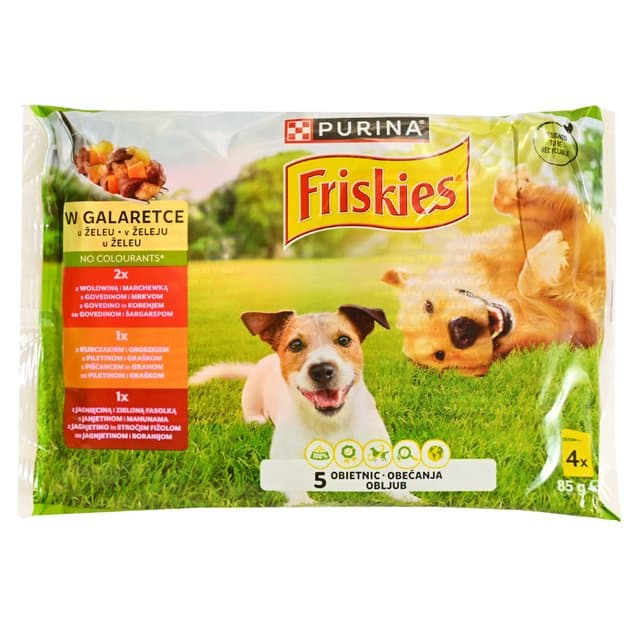 Friskies Adult Govedina/Piletina/Janjetina u Želeu