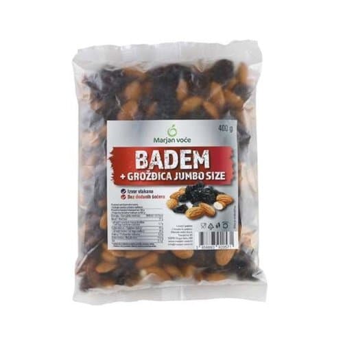 MIX BADEM GROZDICA 400 G MARJAN VOCE