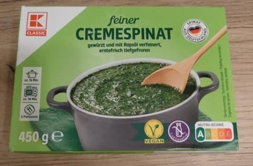 KLC.Pire od špinata 450 g