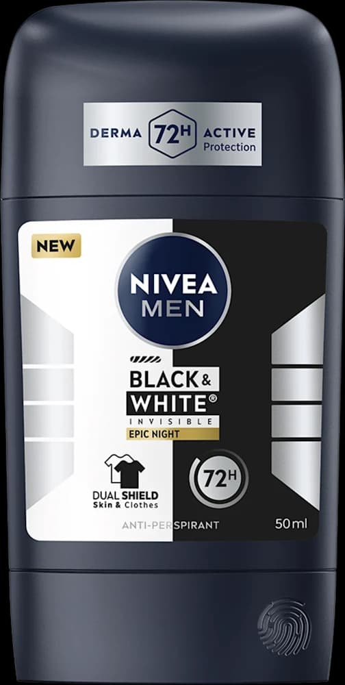 Men B&W Invisible Night deo stick 50 ml