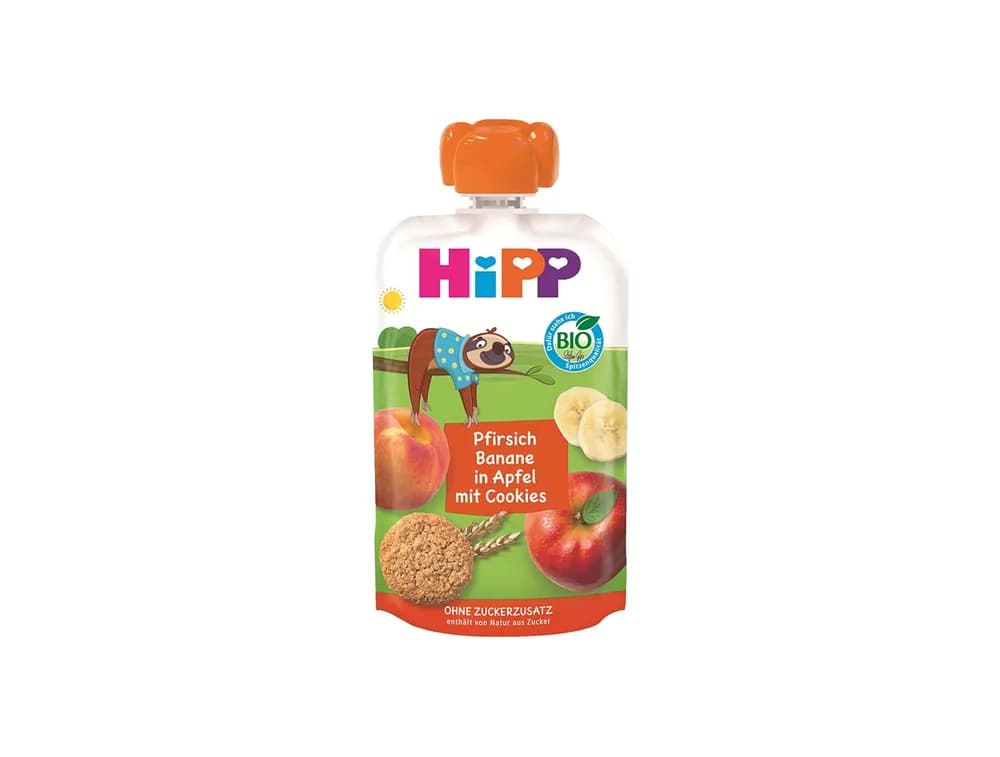 Kašica Hippis Bio Jabuka Banana Breskva Keks