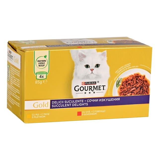 Gourmet Gold Piletina 4 x 85 g