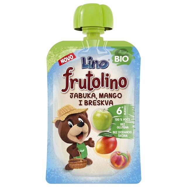 Kašica Frutolino jabuka, mango i breskva