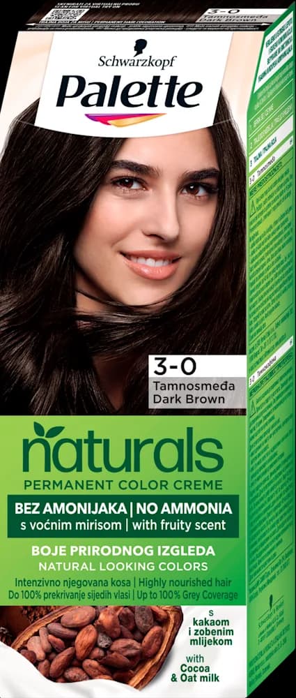 Boja za kosu Palette PNC 800 Tamno Smeđa
