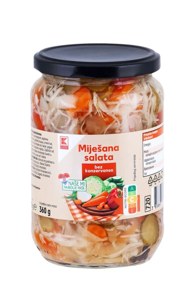 KLC.NMNP.Miješana salata 670g/360g