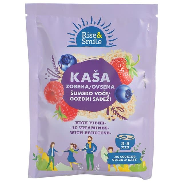 KAŠA ZOB RISE&SMILE ŠUM VOĆ 65g