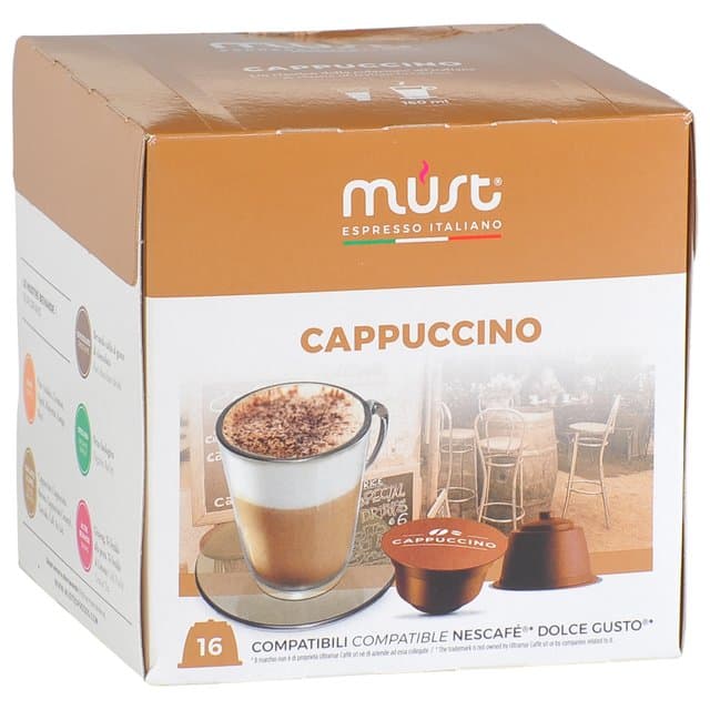 KAVA MUST CAPPUCCINO DG 16/1 160g