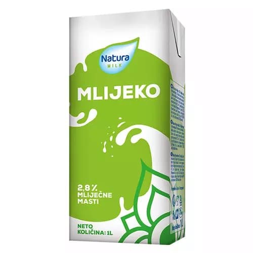 Natura Mlijeko tr.2,8% s čep.1L TETRA_OC