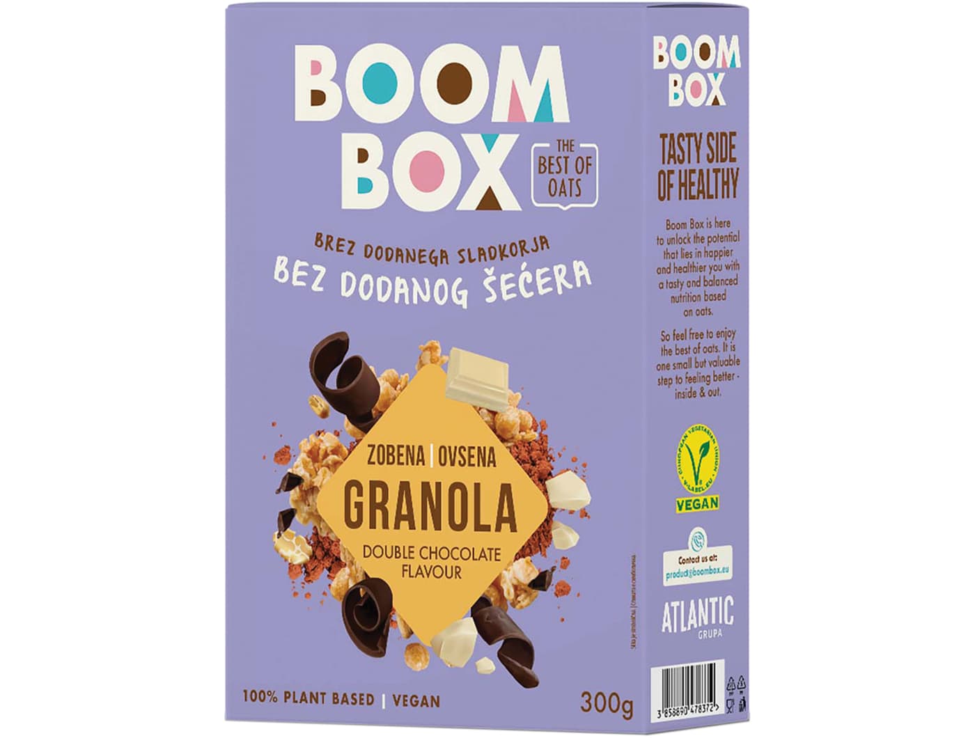 Zobena granola double čoko
