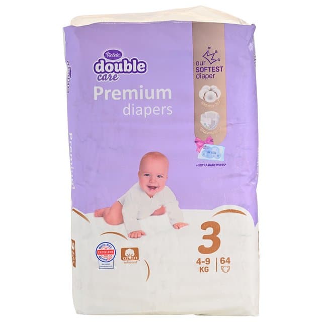 Violeta Double Care Pelene MIDI 3 4-9 kg