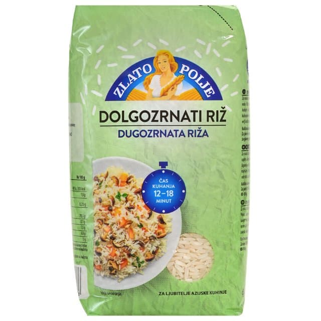 RIŽA DUGO ZRNO 800 g SB ZLATO POLJE