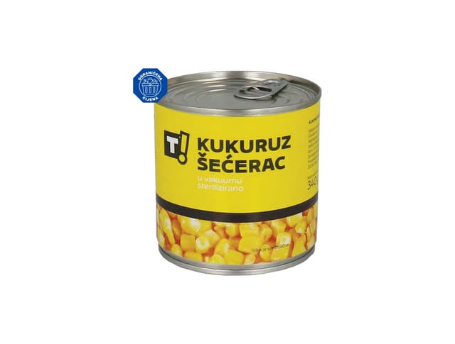 KUKURUZ ŠEĆERAC 340 g T!