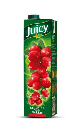 JUICY NEKTAR BRUSNICA ARONIJA 1L (6)