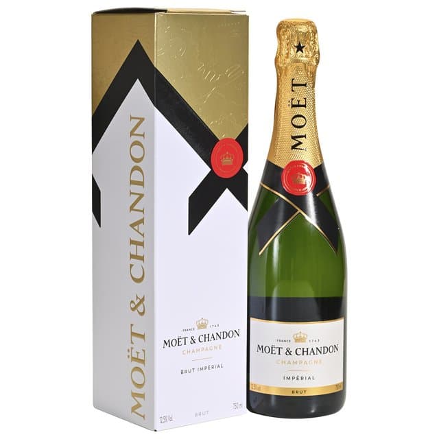 CHAMP MOET&CHAND BRUT IMP GIFT 0.75L