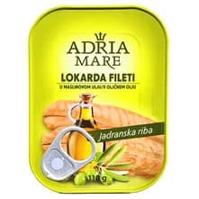 LOKARDA FILETI U MASL ULJU 110g/77g ADRIA MARE