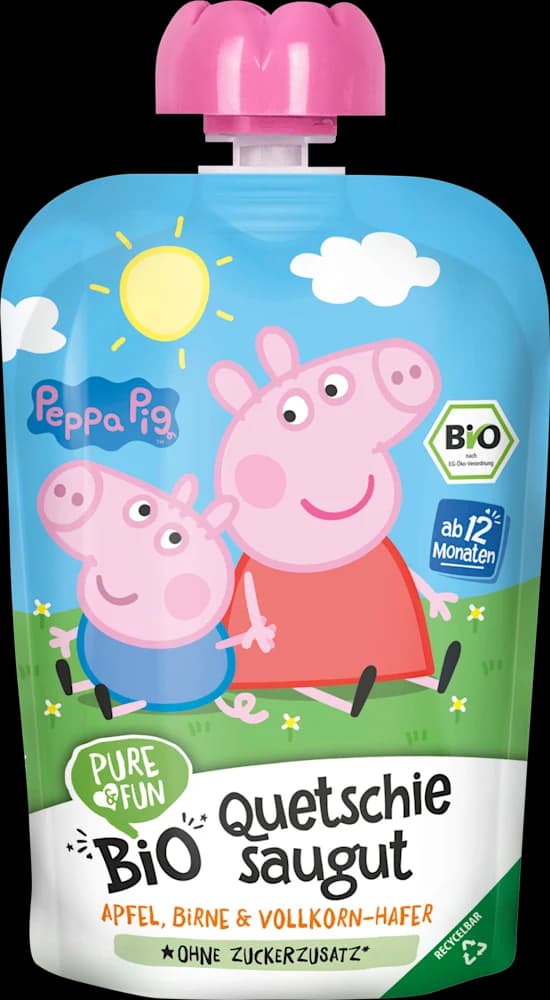 PURE&FUN voć.pire Pepa Pig 100 g