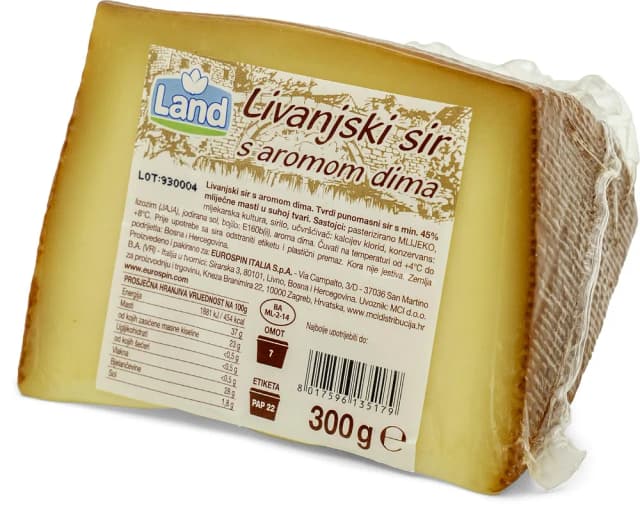 SIR LIVANJSKI DIMLJENI 300 G