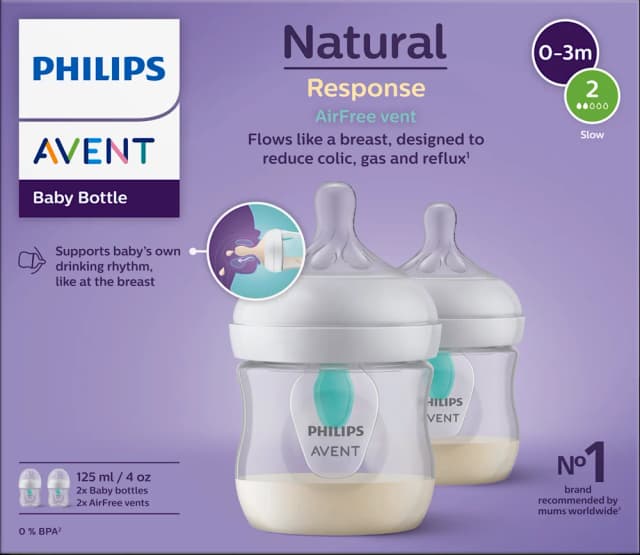 Avent set bočica AFv. 125 ml 2 kom. OS