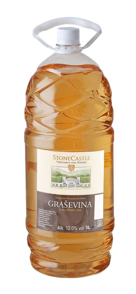 StoneCastle Vino bijelo Graševina 3L PET